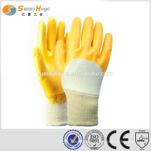 Вязать запястье желтые плоские защитные перчатки